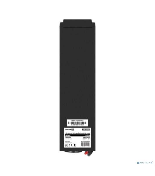 Источник бесперебойного питания (инвертор, синус, для котла) ExeGate SineTower SZ-600.LCD.AVR.1SH <600VA/360W, чистый синусоида, LCD дисплей, AVR, 1*Schuko, линейно-интерактивный, внешняя батарея 12В до 200Ач, Black>