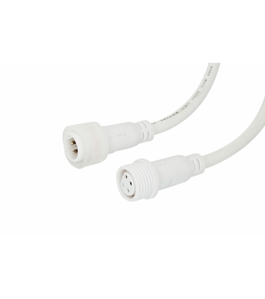 Соединительный кабель Rexant (4pin) герметичный (IP67) 4х0.75мм² белый