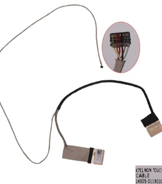 Шлейф матрицы для ноутбука Asus X751 X751L F751 40-pin без тачскрина