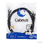 Патч-корд Cabeus PC-UTP-RJ45-Cat.5e-2m-BK UTP, cat. 5e, 2 м, неэкранированный, черный. 7681c, фото3