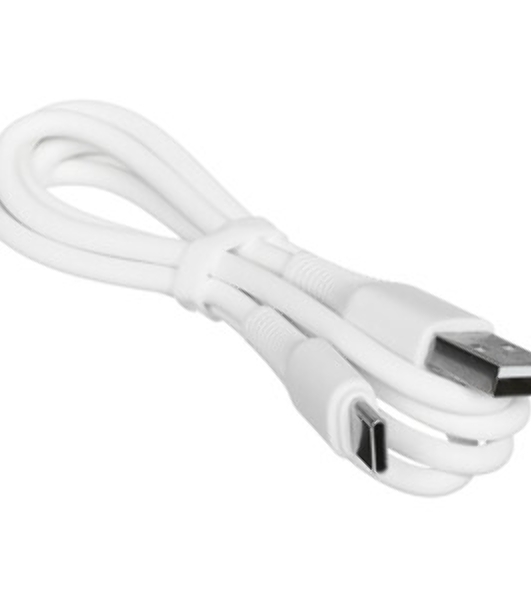 Кабель USB 2.0 HOCO X25, AM/Type-C, белый, 1м
