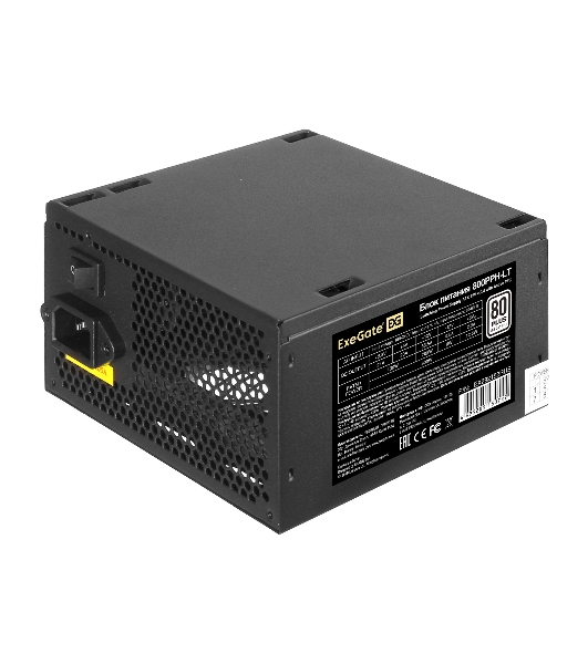 Блок питания ExeGate 800PPH-LT-OEM (EX292152RUS-OEM), 800Вт, 80 PLUS, 120мм, черный
