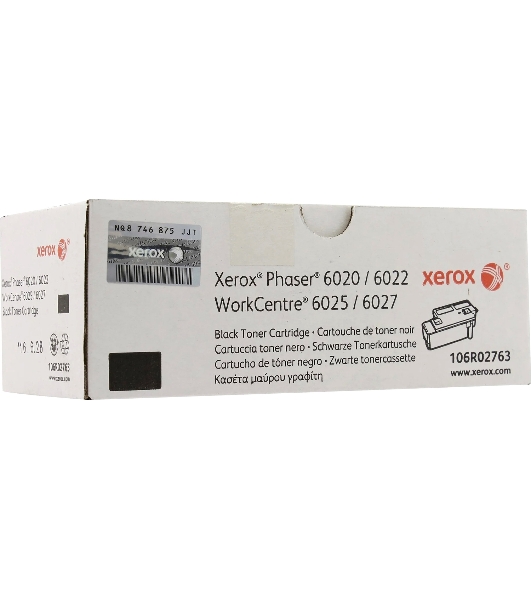 Картридж лазерный Xerox 106R02763 черный для Phaser 6020/22/WC 6025/27 (2000 стр.)(Channels)