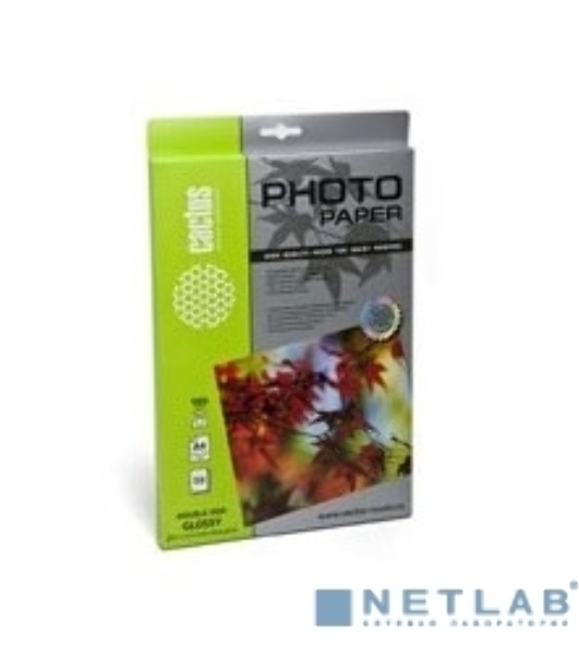 Фотобумага Cactus CS-GA418050DS A4/180г/м2/50л. глянцевая для струйной печати двусторонняя