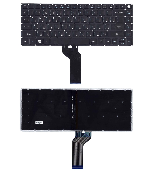 Клавиатура для ноутбука Acer Swift 3 SF314-51 черная с подсветкой