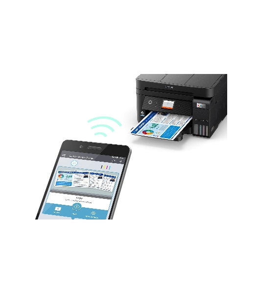 МФУ струйное Epson L6290, (C11CJ60505/C11CJ60405/C11CJ60507/C11CJ60408/C11CJ60406), А4, цветной, печ. до 15/8.5 стр/мин., 4800x1200 dpi (печ.), 1200 x 2400 dpi (скан.), Wi-Fi, Ethernet, USB