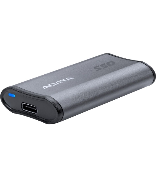 Внешний SSD ADATA Elite SE880, 500 Gb, USB 3.2 Gen 2x2 Type-C, R/W 2000/2000, серый