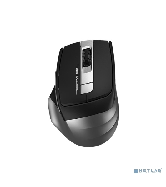 Мышь беспроводная A4Tech Fstyler FB35 серый, 2000 dpi, радиоканал, Bluetooth, USB, кнопки - 6