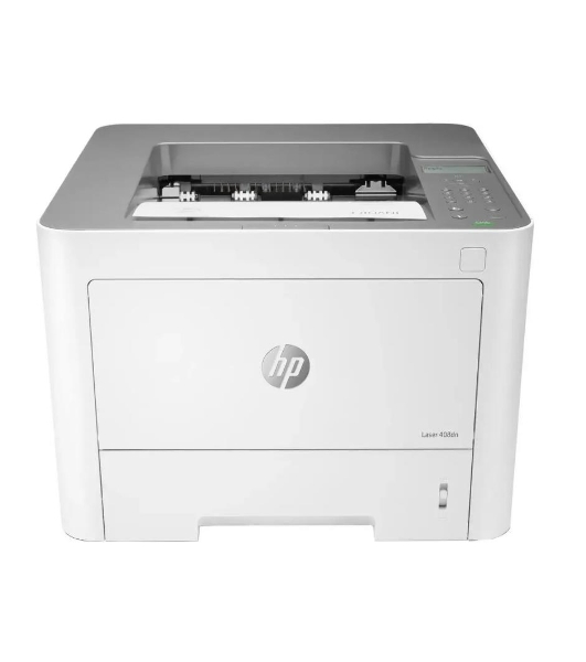 Принтер лазерный HP Laser 408dn (7UQ75A), A4, ч/б, печ. до 40 стр/мин., 1200 x 1200 dpi, USB, RJ-45