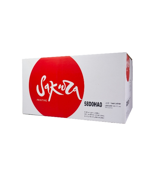 Картридж Sakura 58D0HA0 для Lexmark MS821n/MS821dn/MS822de, черный, 15000к.