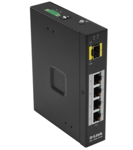 Коммутатор D-Link DIS-100G-5PSW/A1A, 4×1 Гбит/с + 1×1 Гбит/с SFP, неуправляемый