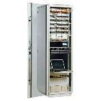 Шкаф телеком. напольный 42U (600x800) дверь стекло (ШТК-М-42.6.8-1ААА) (3 коробки), фото12