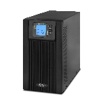 Источник бесперебойного питания Powerman ИБП Online 2000 Plus черный (внешний блок батарей, в комплект не входит), фото 1