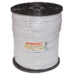 Кабель коаксиальный Rexant RG-6U+Cu, 75 Ом, Cu/Al/Cu, 64%, бухта 305 м, белый, фото2
