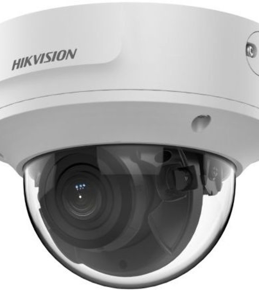 Уличная купольная IP-камера Hikvision 8Мп с EXIR-подсветкой до 40м и технологией AcuSense1/2,8' Progressive Scan CMOS; вариообъектив 2.8-12мм; угол обзора 108°~30°; механический ИК-фильтр; 0.005лк@F1
