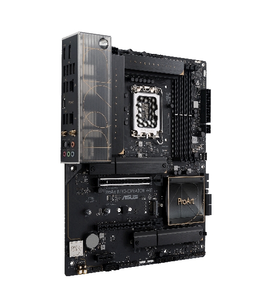 Материнская плата ASUS ProArt B760-CREATOR WIFI, LGA 1700, Intel B760, 4xDDR5, 4xSATA, 3xM.2, 1xPCI-E 5.0 x16, 1xPCI-E 4.0 x4, 1xDP, 1xHDMI, 2x2.5Gb LAN, 4xUSB-A, 1xUSB-C, 5x3.5 мм, 7.1, Standard-ATX