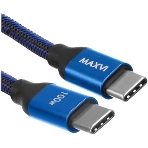 Кабель Maxvi MC-A20 black Type-C - Type-C, 2A ток макс. нагрузки 2А, макс. напряжение 5V, длина кабеля 1м, материал PVC, черный, фото4