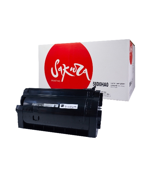 Картридж Sakura 58D0HA0 для Lexmark MS821n/MS821dn/MS822de, черный, 15000к.