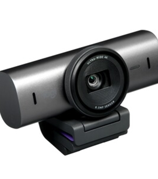 Веб-камера Logitech MX Brio 3840x2160, 30 кадр/с, USB Type-C, микрофон (2 шт, шумоподавление), автоматическая фокусировка, автоосвещение, HDR, шторка приватности, слежение за лицом, универсальное крепление, серебристый