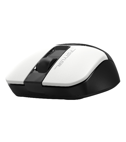 Мышь беспроводная A4Tech Fstyler FG12 белый/черный, 1200 dpi, радиоканал, USB, кнопки - 3