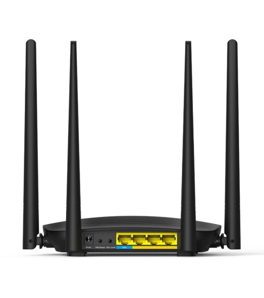 Маршрутизатор Tenda AC5 1200Mbps 11AC wave2Router, MU-MIMO,1Ghz CPU，4X5dbi Antennas, 1X100Mbps WAN, 3x100Mbps LAN,WiFi On/Off Switch,Universal Rep