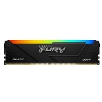 Оперативная память Kingston Fury Beast, DDR4, 32GB (1x32GB), 3600MHz, CL18, DIMM, с радиатором, RGB, черный, фото4