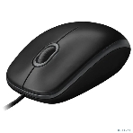 Мышь проводная Logitech B100 черный, 1000 dpi, USB, кнопки - 3, фото29