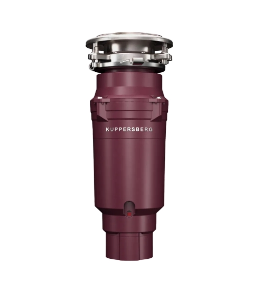 Измельчитель пищевых отходов Kuppersberg WSS 750 V, High-Tech, мощность 750 Вт, 3800-4200 об/мин, защита от перегрева, авто выключение, DC мотор, уровень шума 75 дБ, винный