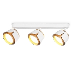 Светильник Ambrella light TN71235/3 WH/GD белый/золото GX53/3 380*100*147, фото5