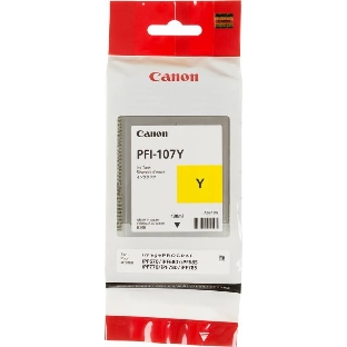 Картридж струйный Canon PFI-107Y (6708B001) желтый (130 мл) для Canon iP F680/685/780/785