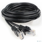 Патч-корд CCA light UTP Гарнизон PC-UTP-5e-3-BK кат.5e, 3м, литой, многожильный черный, фото 1