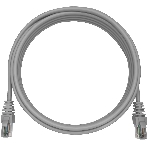 Патч-корд NTSS NTSS-PC-UTP-RJ45-5e-3.0-LSZH-GY NTSS-PC-UTP-RJ45-5E-3.0-LSZH UTP RJ-45 вил.-вилка RJ-45 кат.5E 3м серый LSZH (уп.:1шт) 26AWG, фото 1