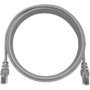 Патч-корд NTSS NTSS-PC-UTP-RJ45-5e-3.0-LSZH-GY NTSS-PC-UTP-RJ45-5E-3.0-LSZH UTP RJ-45 вил.-вилка RJ-45 кат.5E 3м серый LSZH (уп.:1шт) 26AWG