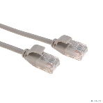 Патч-корд U/UTP Rexant cat.6a (10G), RJ45-RJ45, неэкранированный, 28AWG, LSZH, серый, 2 м, фото2