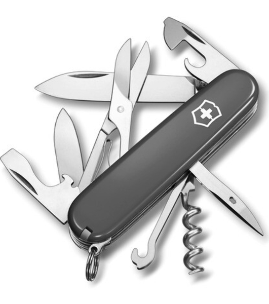 Нож перочинный Victorinox Climber (1.3703.3) 91мм 14функций черный карт.коробка