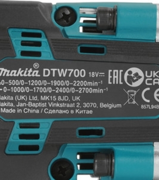Гайковерт Makita DTW700Z ак(уд) BL-Motor, 18В, Li-ion, БЕЗ АКБ и БЕЗ ЗУ