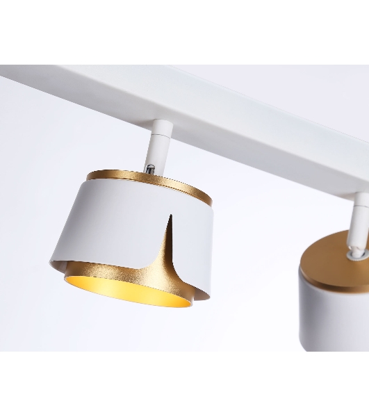 Светильник Ambrella light TN71235/3 WH/GD белый/золото GX53/3 380*100*147