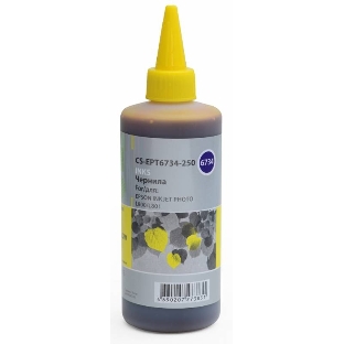 Чернила Cactus CS-EPT6734-250 желтый 250мл для Epson L800/L810/L850/L1800