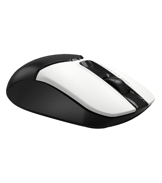Мышь беспроводная A4Tech Fstyler FG12S белый/черный, 1200 dpi, радиоканал, USB, кнопки - 3