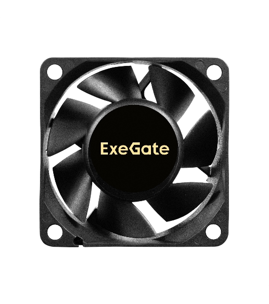 Вентилятор для корпуса ExeGate EX06025B3P-24 черный, 60 мм, 5100 об/мин, 34 дБ, 3 pin