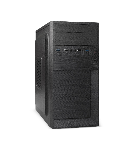 Компьютерный корпус Minitower ExeGate BAA-105U2-01-UNS350 (mATX, БП UNS350 с вент. 12см, 2*USB+2*USB 3.0, аудио, черный)