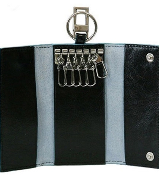 Ключница Piquadro Blue Square PC1397B2/N черный натур.кожа
