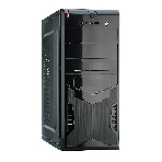 Компьютерный корпус Miditower ExeGate EX280386RUS CP-604 Black, ATX, (CP350W, 80мм), 2хUSB, Audio, фото 1