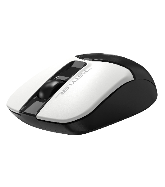 Мышь беспроводная A4Tech Fstyler FG12S белый/черный, 1200 dpi, радиоканал, USB, кнопки - 3