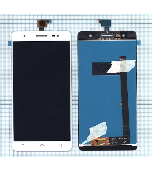 Дисплей для Micromax Q394 Canvas Juice 3+ белый
