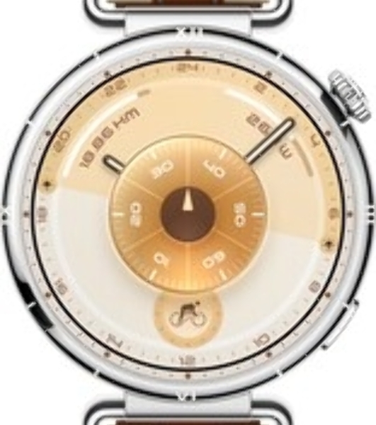 Умные часы HUAWEI Watch GT 6 KSU-B19, 1.32' AMOLED, 4G, Wi‑Fi, Bluetooth, NFC, 5 ATM/IP69, золотой