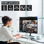 Кронштейн для монитора 13'-32' настольный ExeGate EDM1-3210-03GS (газовая пружина, VESA 75x75, 100x100, макс.нагрузка 10 кг, наклон -90°/+90°, поворот -90°/+90°, вращение 360°, 2 способа крепления: сквозное и струбцина, цвет черный), фото9