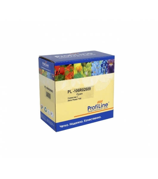 Картридж лазерный ProfiLine PL-106R02609 для принтеров Rank Xerox Phaser 7100 Cyan 9000 копий (2шт/уп)