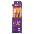 Кабель USB ACD-Allure MicroUSB - USB-A Кожа, 1м, черный, фото2