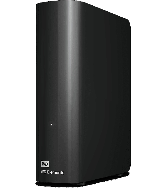Внешний HDD WD Elements Desktop WDBWLG0140HBK-EESN, 14ТБ, черный